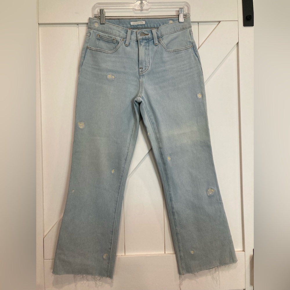 Lucky brand mid-rise Ava Crop Mini Boot, size 8/29
